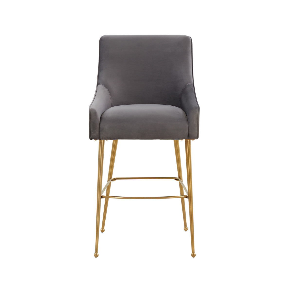 Beatrix Grey Bar Stool