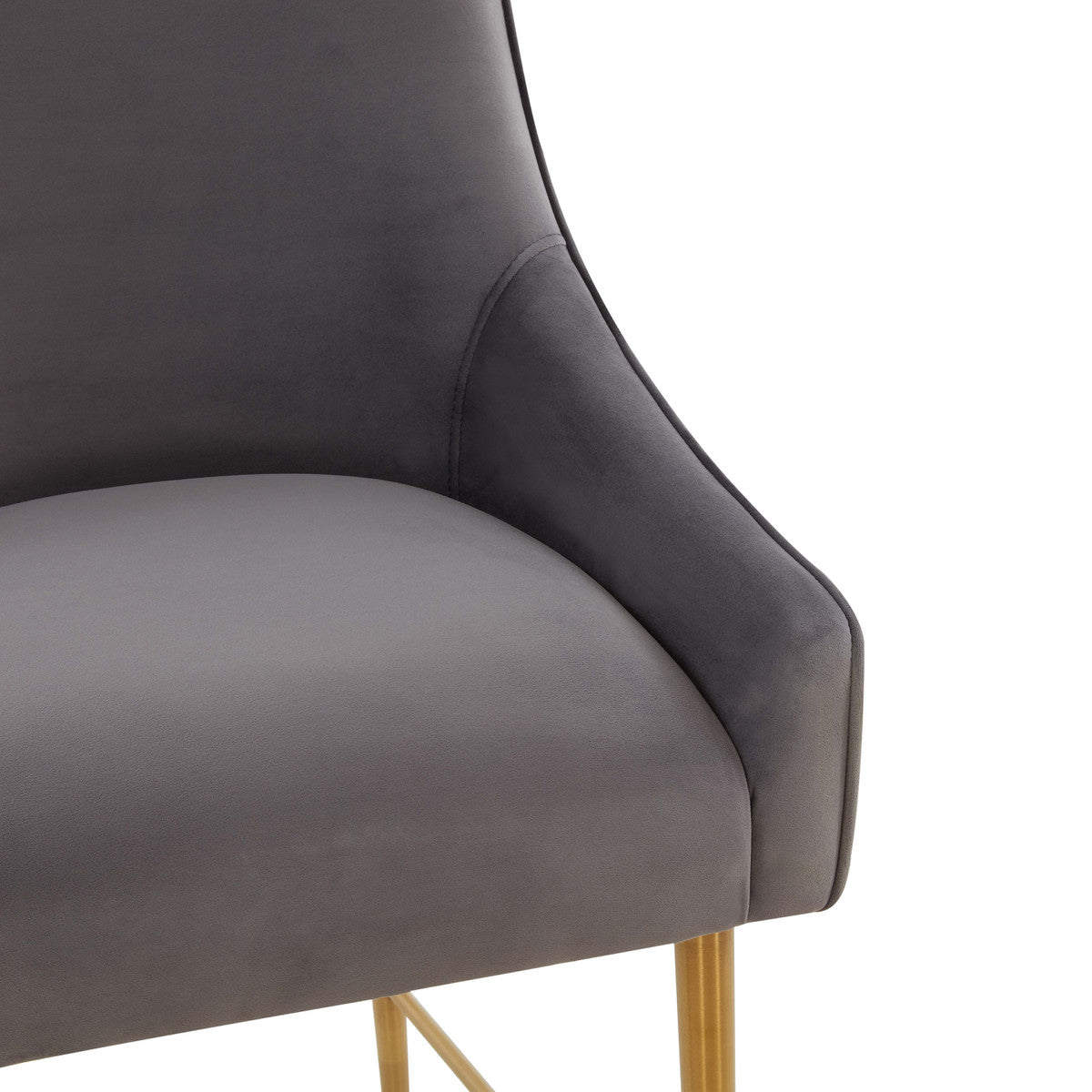 Beatrix Grey Bar Stool