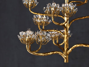 Agave Americana Gold Chandelier