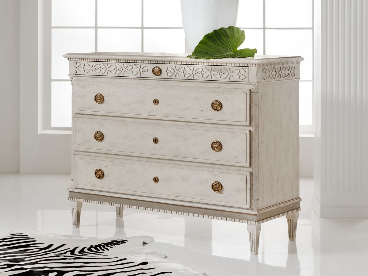 Large Gustavian 4-Drawer Commode
