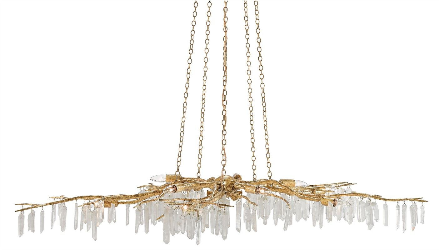 Forest Light Gold Chandelier