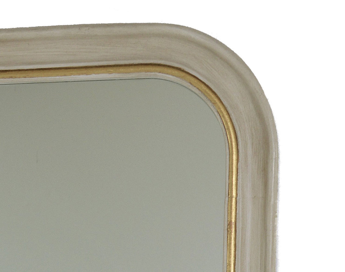White & Gold Full Length Mirror