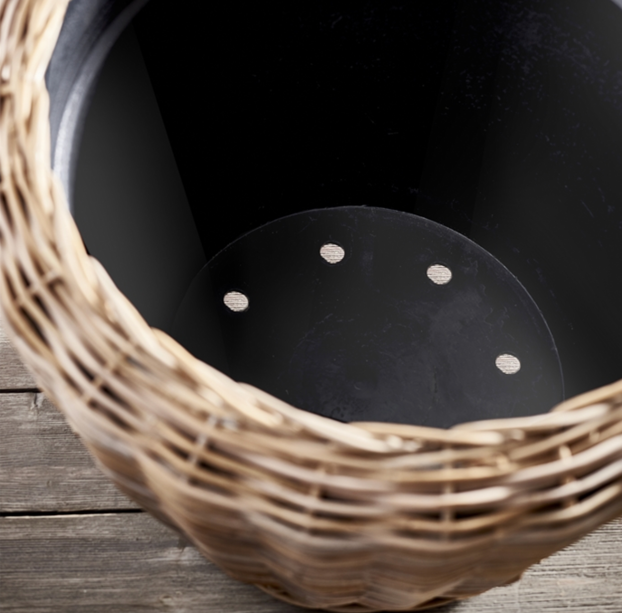 dry pot planter Woven Dry Basket Planter