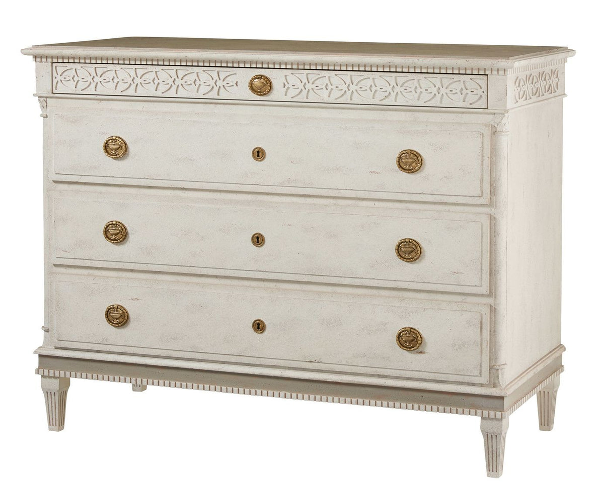 Large Gustavian 4-Drawer Commode